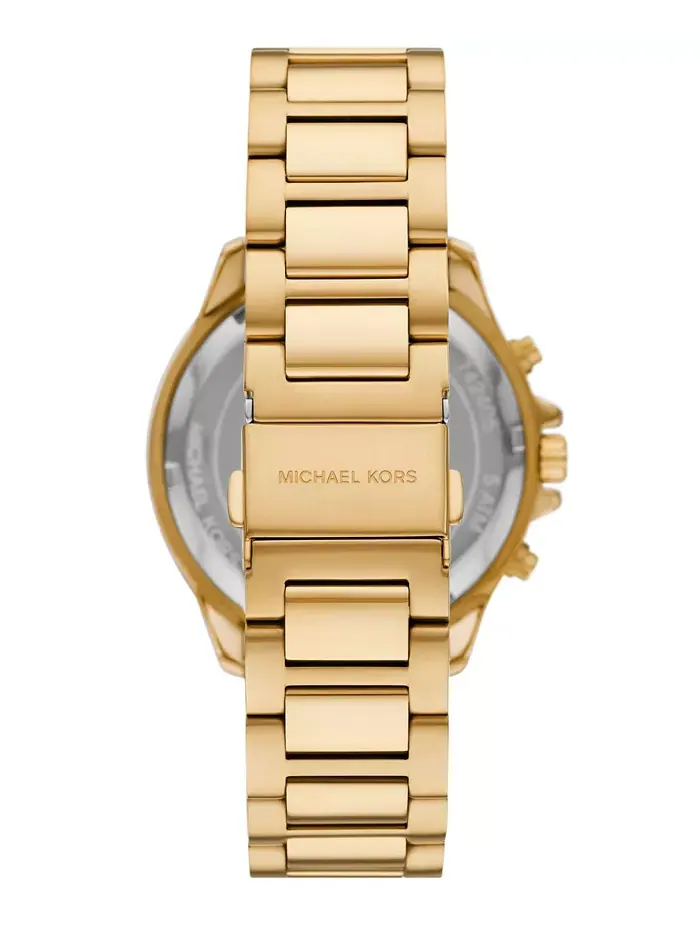 Мужские часы Sage Chronograph с золотистым покрытием из нержавеющей стали, 42 мм Michael Kors — изображение 3 из 5