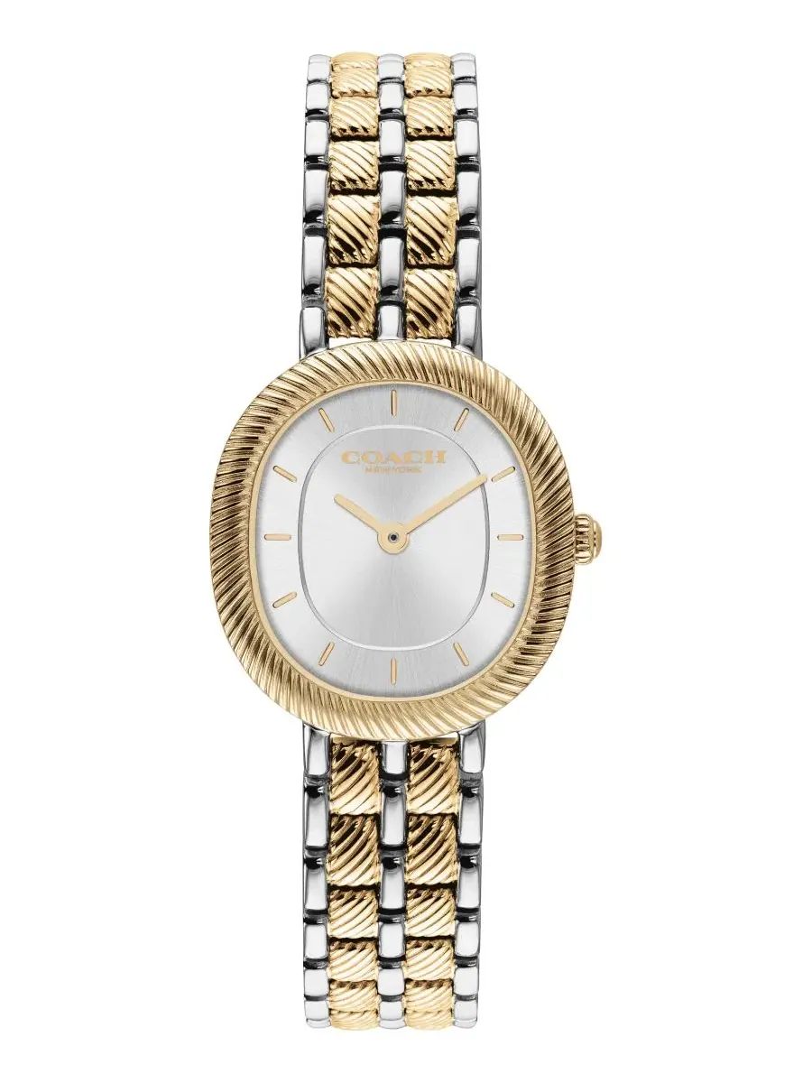 Женские часы Harlow Two-Tone с браслетом из стали COACH