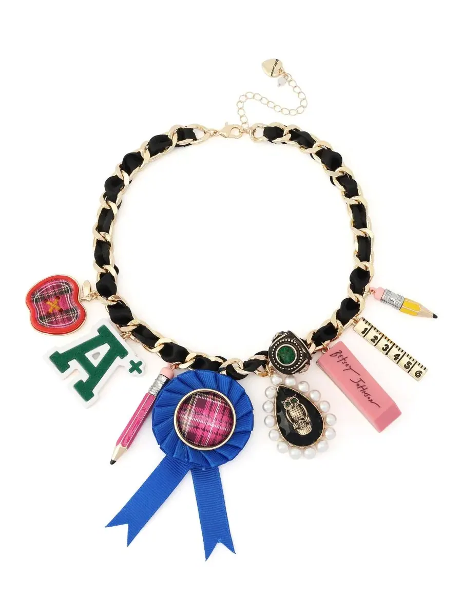 Кулон-подвеска с цепью Faux-Stone Best In Class Drama Statement Necklace Betsey Johnson