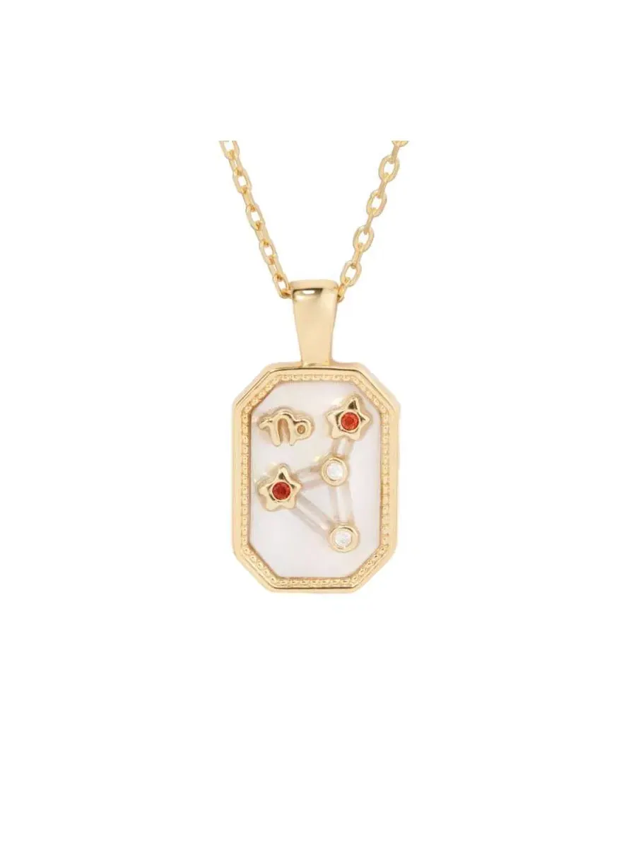 Кулон с зодиакальным созвездием Birthstone Zodiac Pendant Little Sky Stone, Capricorn / January: