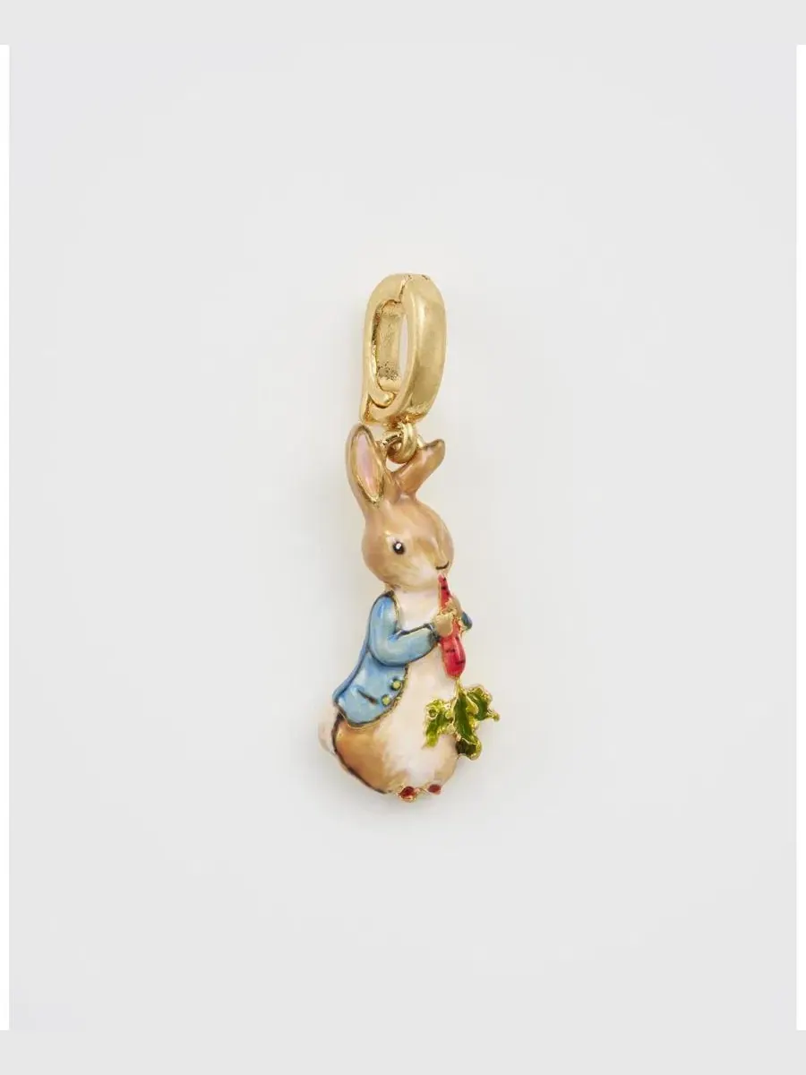 Кулон с кроликом Peter Rabbit Fable England — изображение 6 из 7, оттенок золото