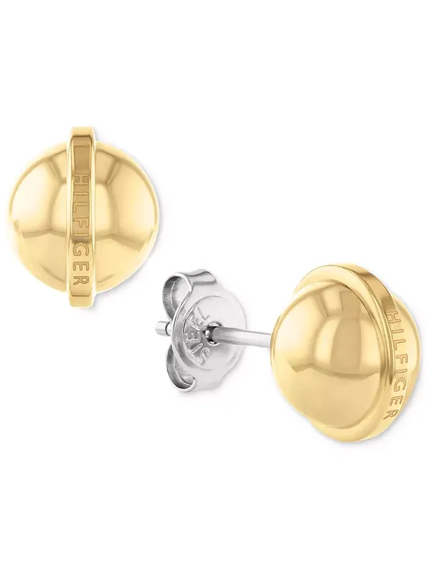 Серьги-Гвоздики в форме шара Tommy Hilfiger