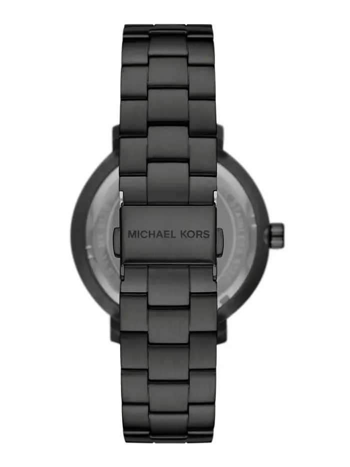 Мужские часы Blake Three-Hand Date, черные, из нержавеющей стали, 42 мм Michael Kors — изображение 4 из 5