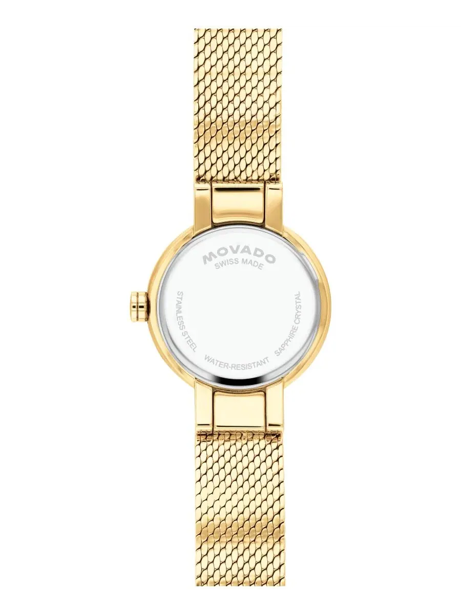 Женские часы Museum Velura Mini с миланским браслетом Movado — изображение 3 из 3, оттенок золото