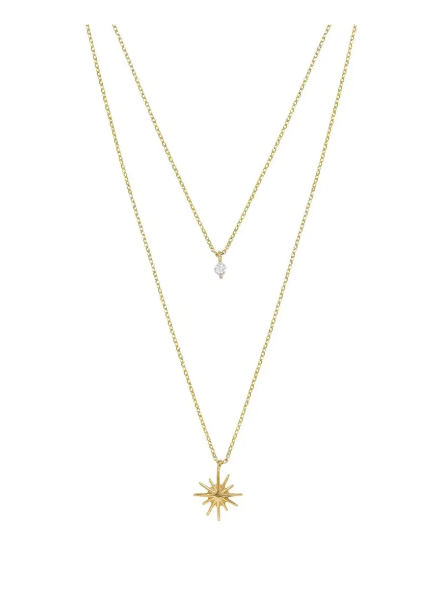 Колье с подвеской Starburst Crystal ETTIKA