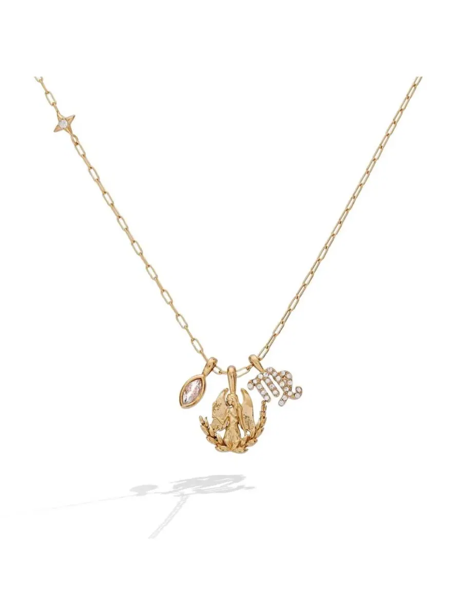 Колье-подвеска Virgo Zodiac Charm Cluster Alex and Ani