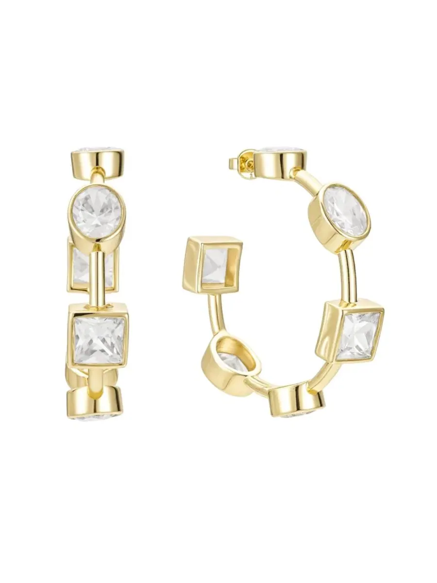Серьги-кольца Ravenna Hoop Untamed Petals