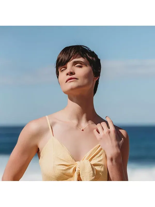Ожерелье из пресноводного жемчуга Salty Cali — изображение 2 из 3, оттенок золото