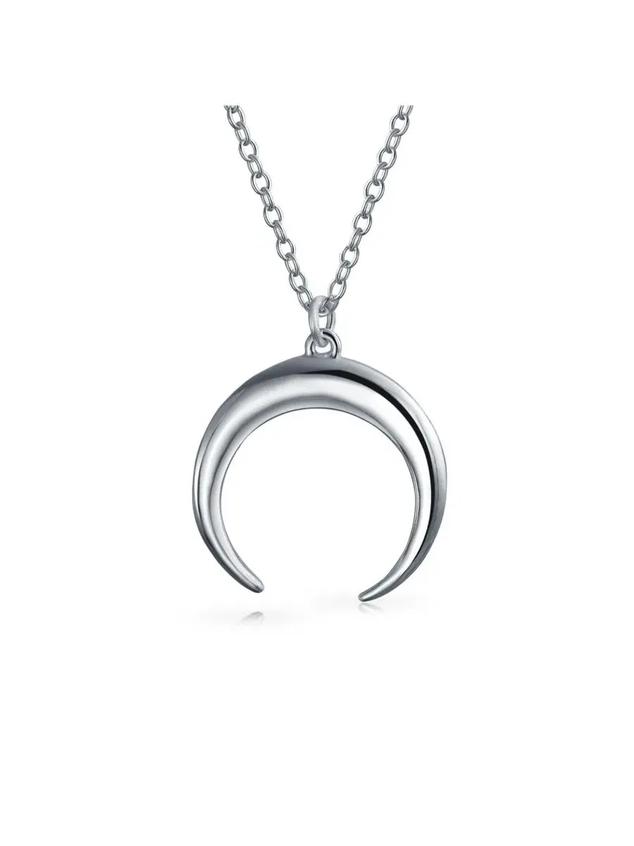 Подвеска-кулон с полумесяцем, серебро Bling Jewelry