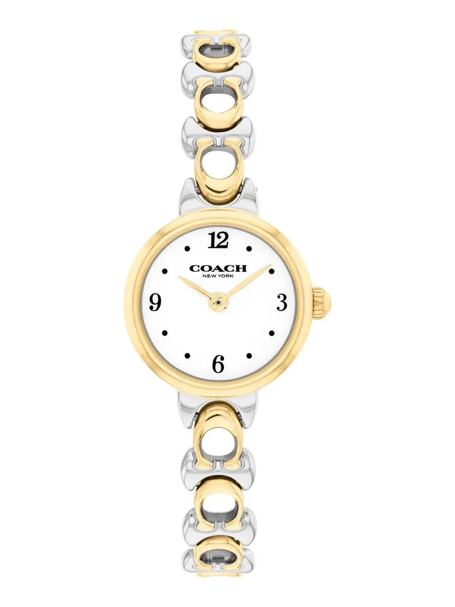 Женские часы Iris с браслетом из стали двух цветов, 22,5 мм COACH