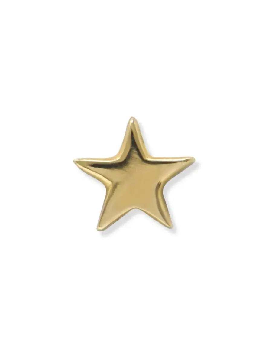 Серьга-пусета с звездой Jac+Jo Icon Star Anzie — желтый