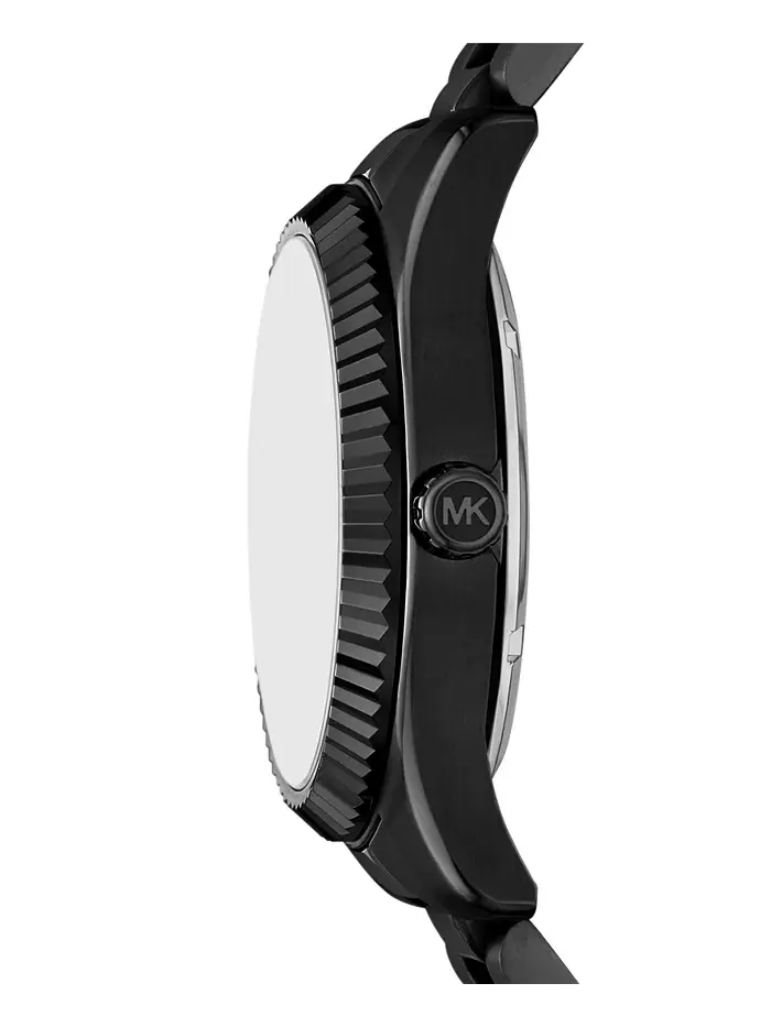 Мужские часы Lexington Automatic Black IP из нержавеющей стали, 45 мм Michael Kors — изображение 3 из 5