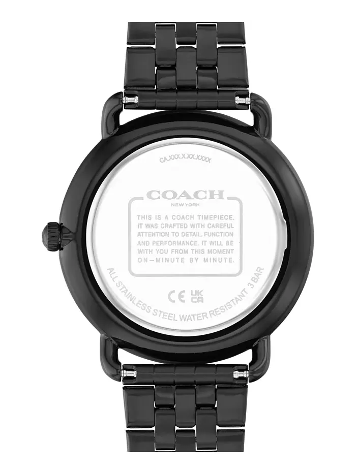 Мужские часы Elliot Ionic с черным браслетом из нержавеющей стали, 43mm Coach — изображение 2 из 6