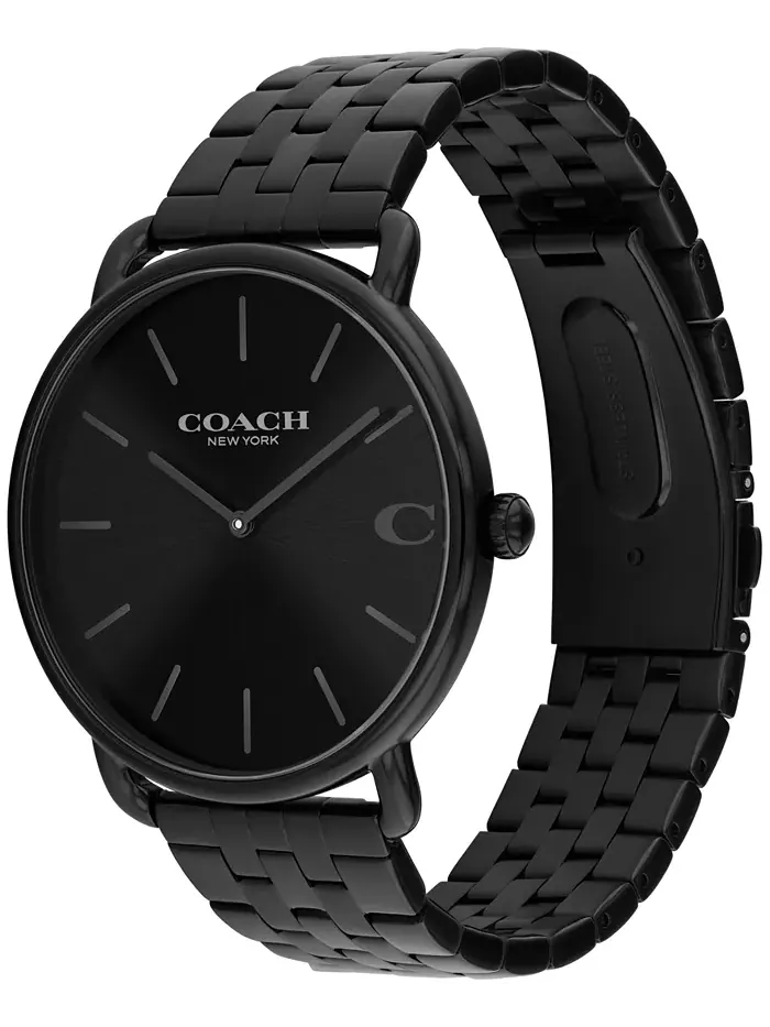 Мужские часы Elliot Ionic с черным браслетом из нержавеющей стали, 43mm Coach — изображение 3 из 6