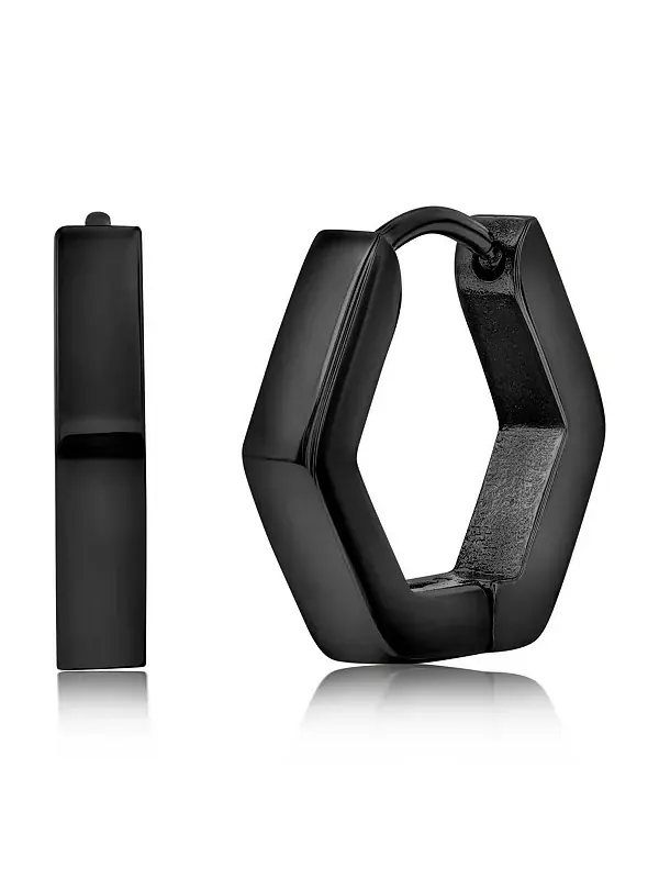 Серьги-Кольца из нержавеющей стали с шестигранной головкой Metallo