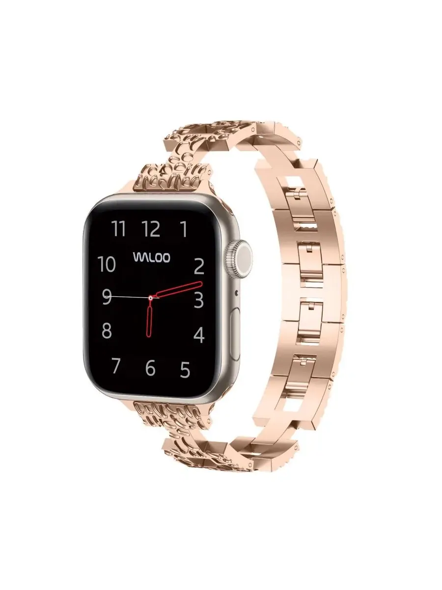 Ремешок Pebble Styled для Apple Watch Waloo — изображение 1 из 3, розовый золотистый