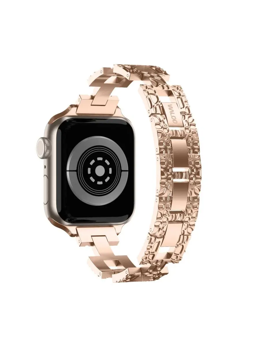 Ремешок Pebble Styled для Apple Watch Waloo — изображение 2 из 3, розовый золотистый