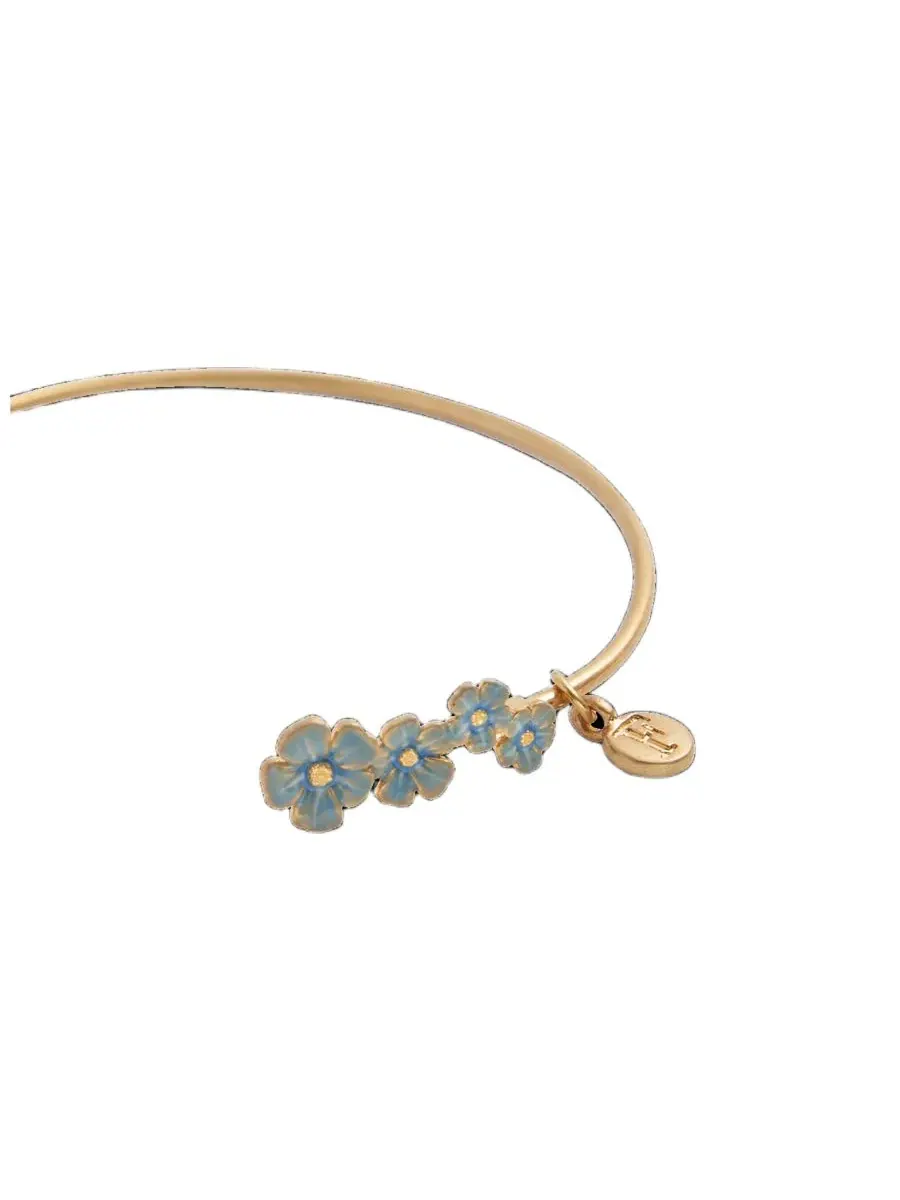 Браслет Forget-Me-Not Bangle Fable England — изображение 6 из 8, оттенок синий золотистый