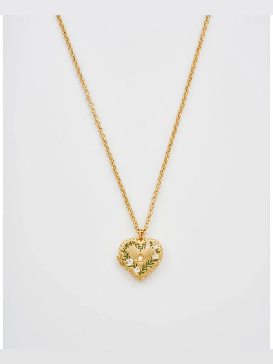 Подвеска-кулон с сердцем Jasmine Heart Locket Fable England