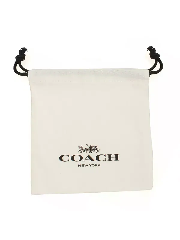 Тройные трубчатые серьги-хаггис с паве из искусственного камня Coach — изображение 4 из 4, оттенок мульти