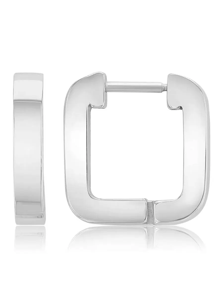 Серьги-конго хагги 17 мм Rounded Square Roxy
