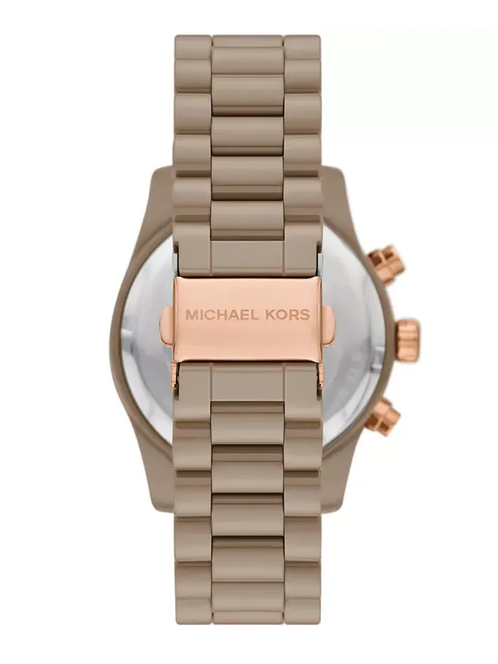 Женские часы Lexington Chronograph Mink Ceramic, 38mm Michael Kors — изображение 2 из 4
