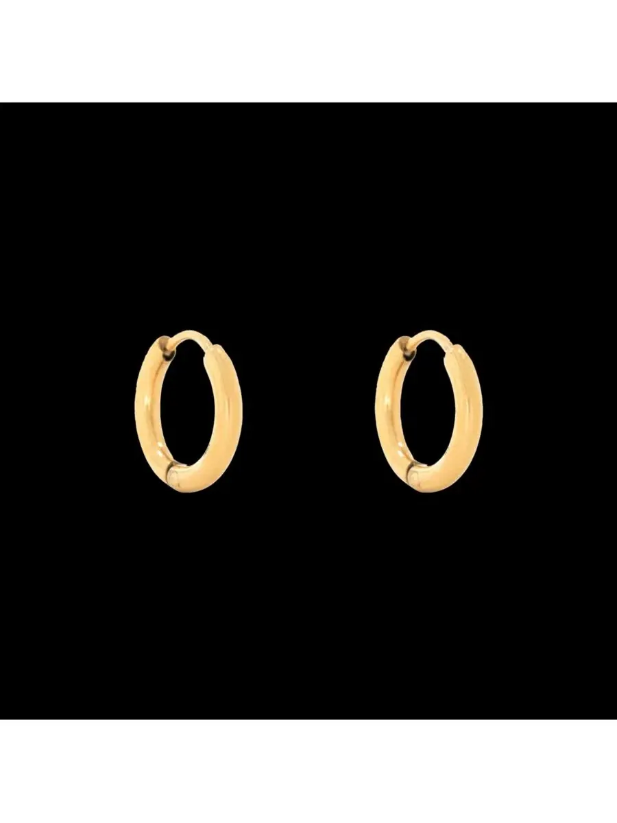 Серьги-кольца Huggie Hoop Hey Harper — мульти