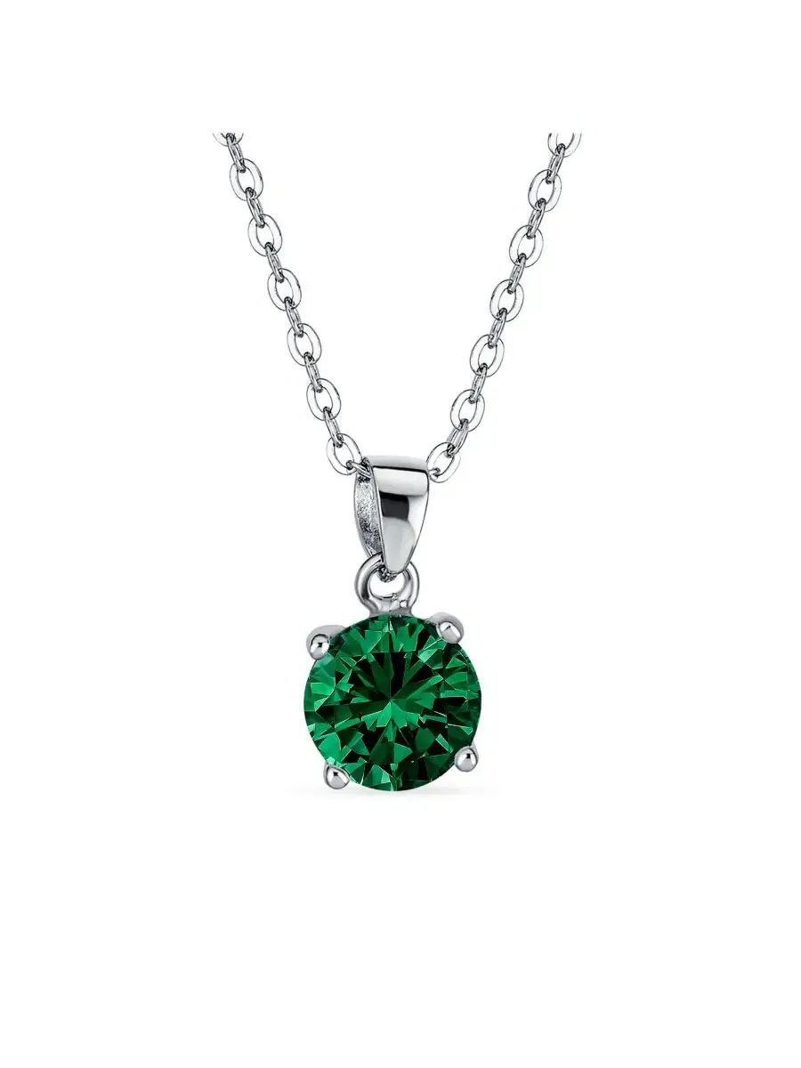 Подвеска-кулон из стерлингового серебра с фианитом Bling Jewelry