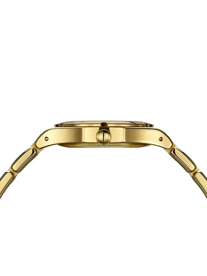 Женские часы Swiss Be Balmain Moonphase Diamond (1/20 ct. t.w.) с бриллиантами, позолоченные PVD — изображение 4 из 4