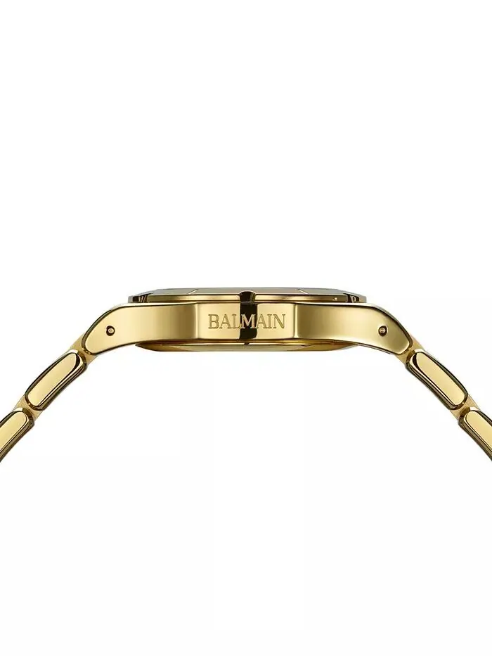 Женские швейцарские часы Be Balmain Moonphase Diamond (1/20 карата) с золотым браслетом из — изображение 3 из 4