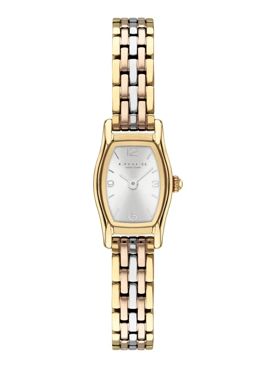 Женские часы Greta Tri-Tone с браслетом из нержавеющей стали, 15.3 мм COACH