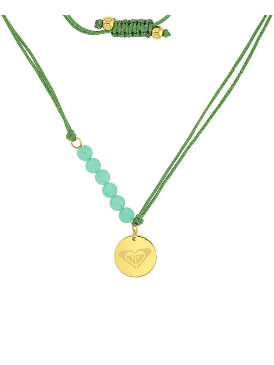 Ожерелье с подвеской-сердцем Yellow Heart Green Aventurine Roxy