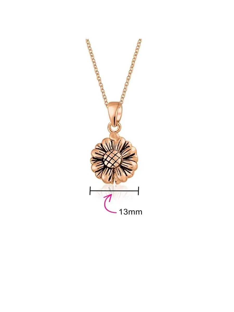 Кулон-медальон с цепочкой, с гравировкой My SUNSHINE Words Bling Jewelry — изображение 3 из 5, оттенок розовый
