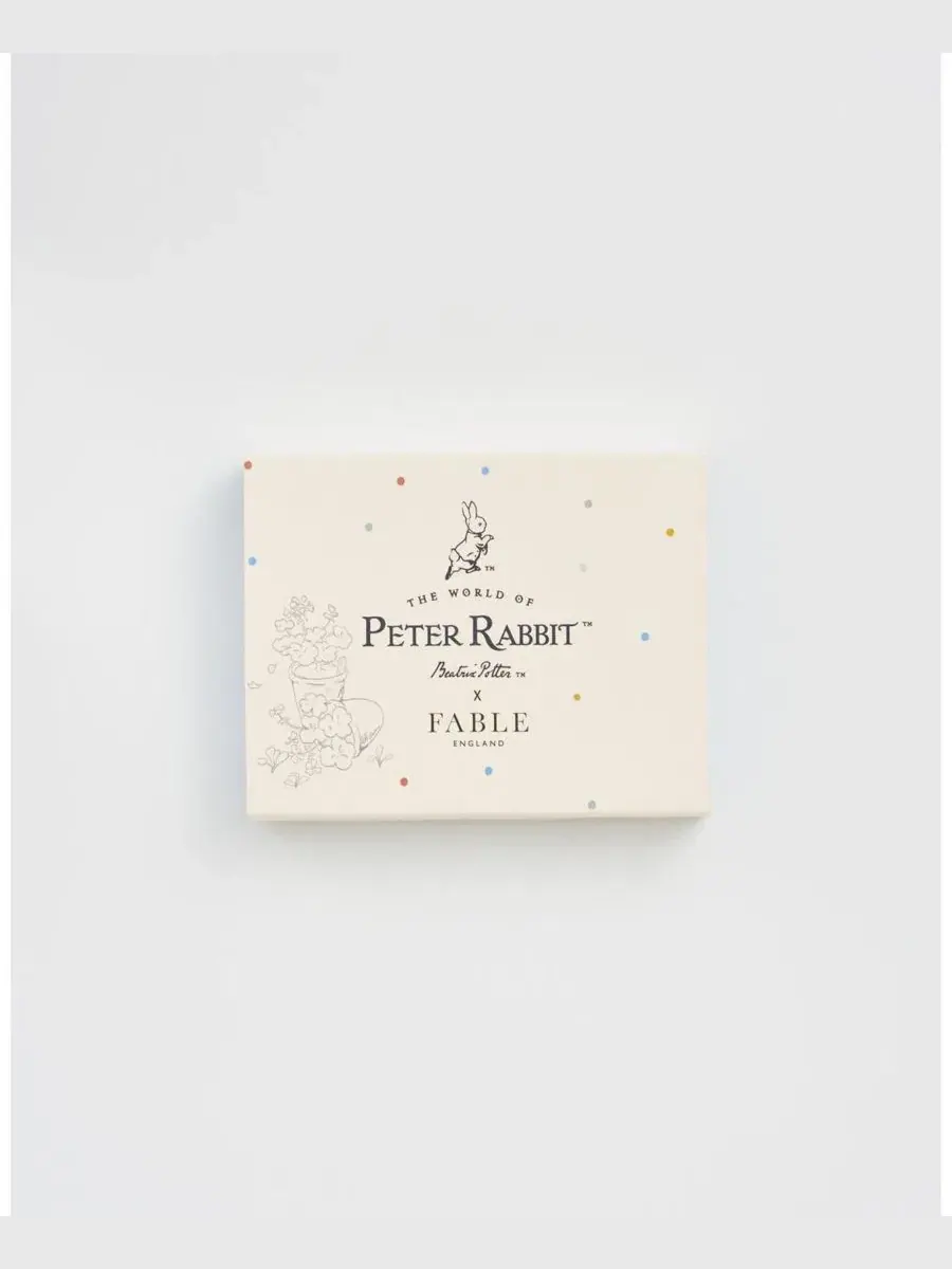 Серьги-пусеты с подвеской Cotton-tail из коллекции Peter Rabbit Fable England — изображение 4 из 6, оттенок золото