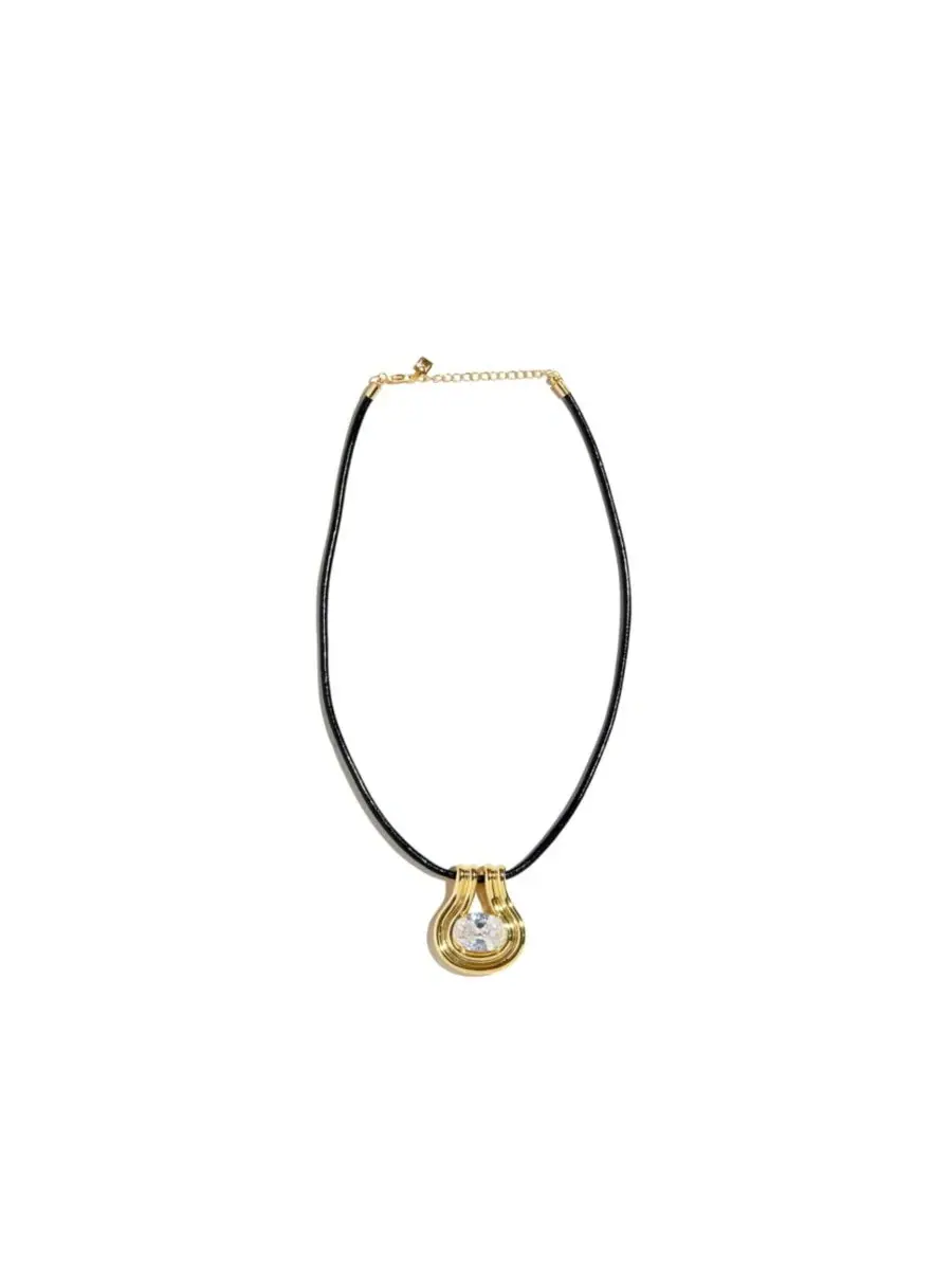 Кулон-подвеска Bibi с кубическим цирконием The M Jewelers — изображение 3 из 5, оттенок золотистый/черный