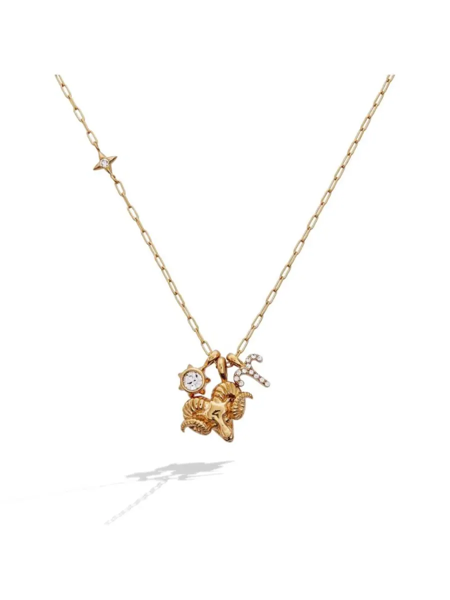 Кулон-подвеска с зодиакальным знаком Овен, модель Aries Zodiac Charm Cluster Alex and Ani