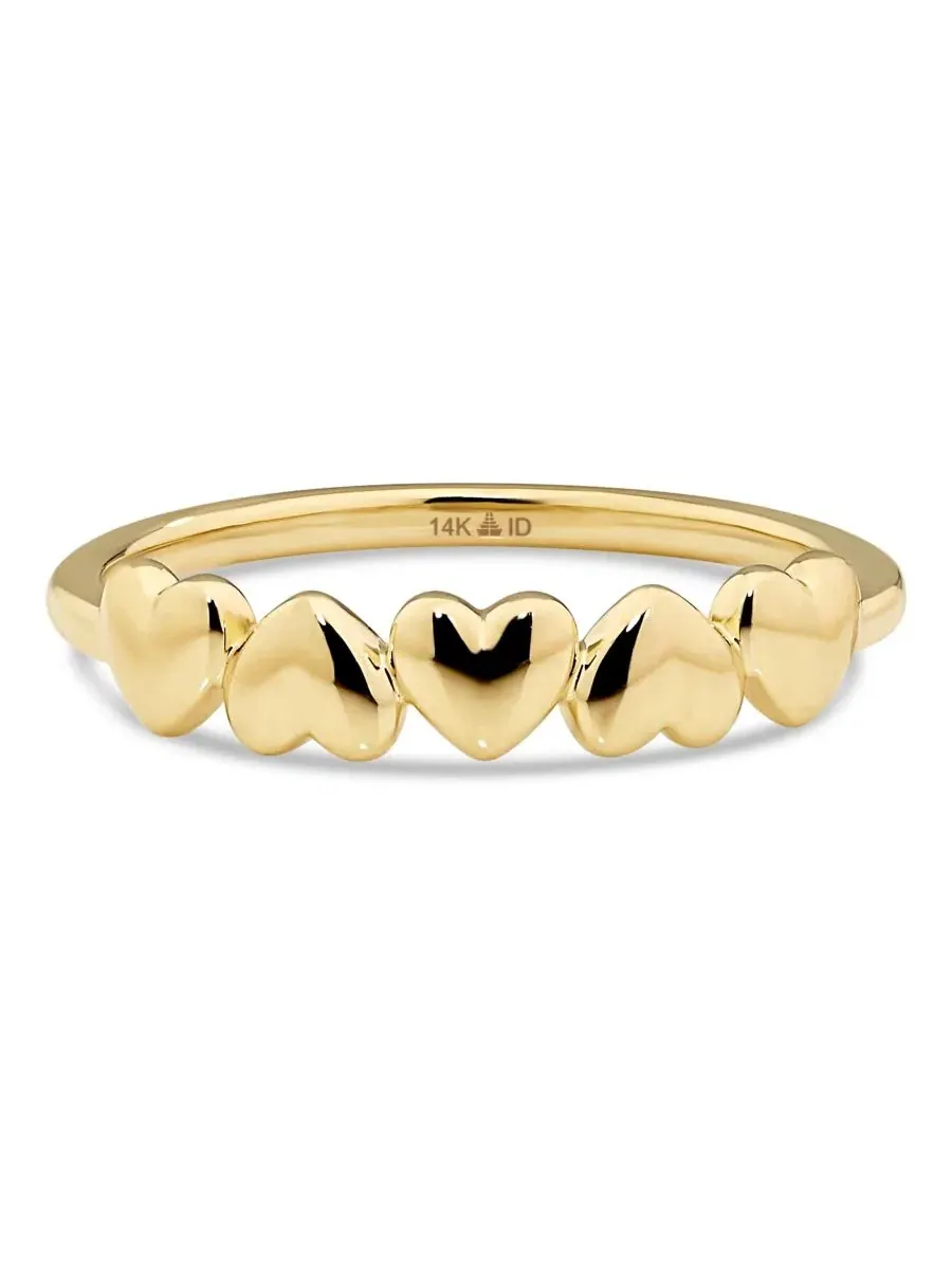 Кольцо из 14K золота Sweet Heart Ring DEVATA