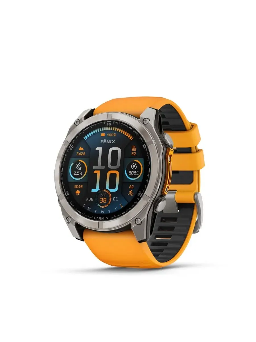 Мультиспортивные GPS-часы fenix 8 51 мм с AMOLED-дисплеем