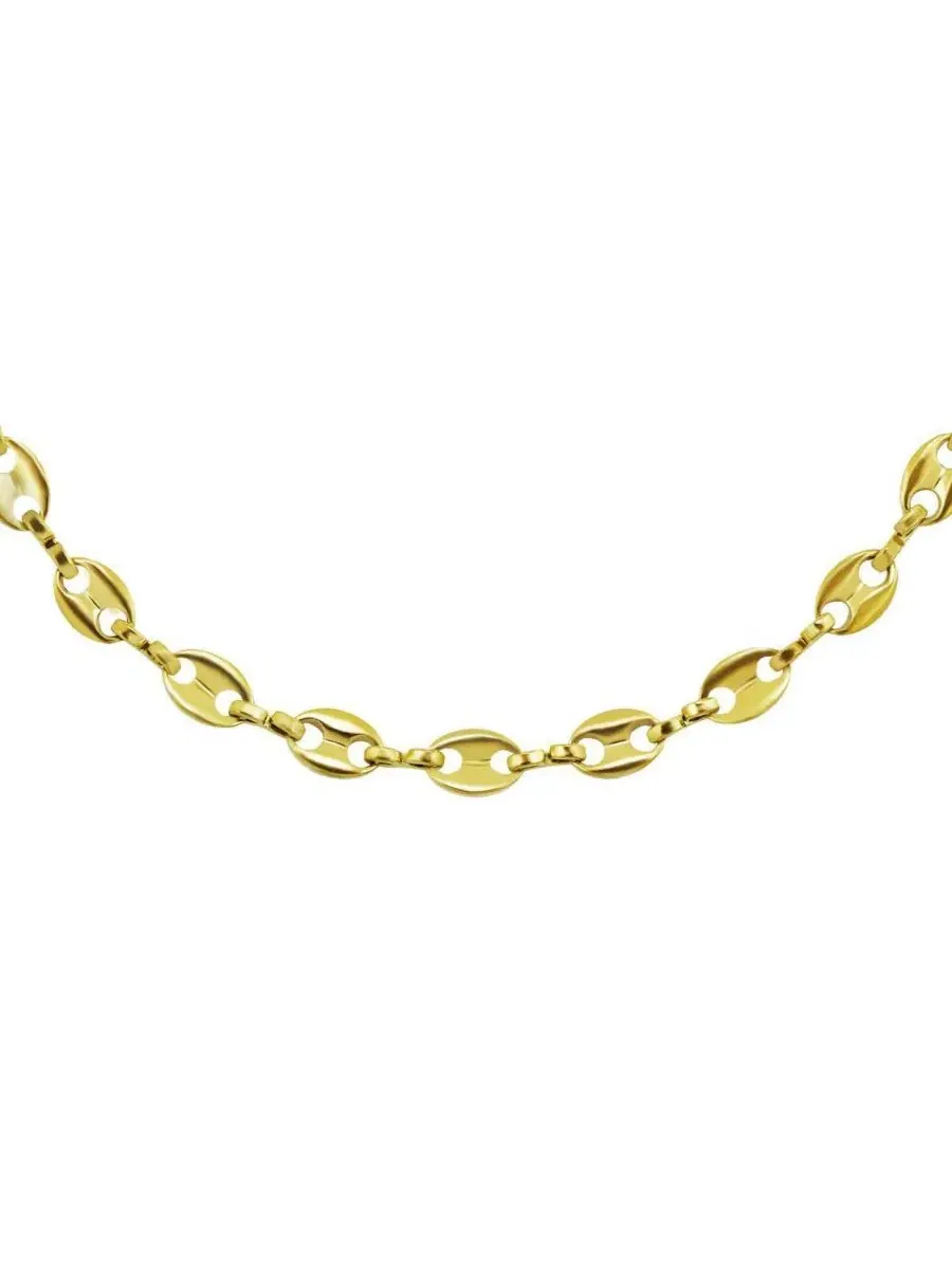 Ожерелье с цепочкой кофейное зерно, модель GEORGENA Rebl Jewelry — изображение 2 из 3, оттенок серебряный