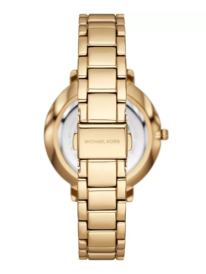 Женские часы-браслет Pyper с тремя стрелками золотистого цвета 38 мм Michael Kors — изображение 3 из 5, оттенок золото