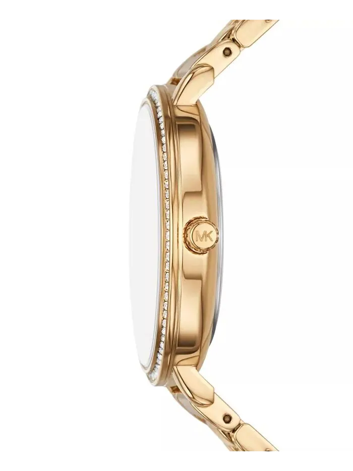 Женские часы Pyper с золотистым браслетом и тремя стрелками, 38 мм Michael Kors — изображение 2 из 5