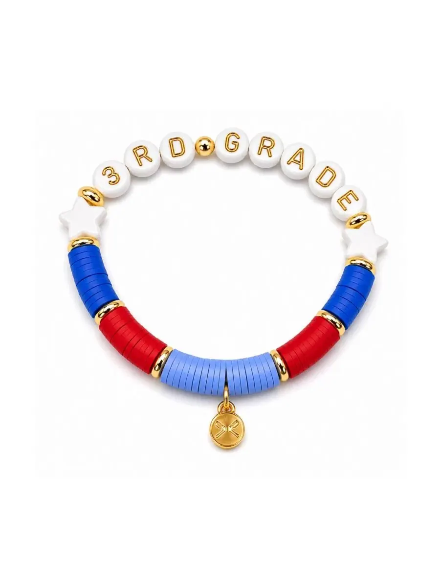 Браслет Third Grade с цветными бусинами Bits & Bows