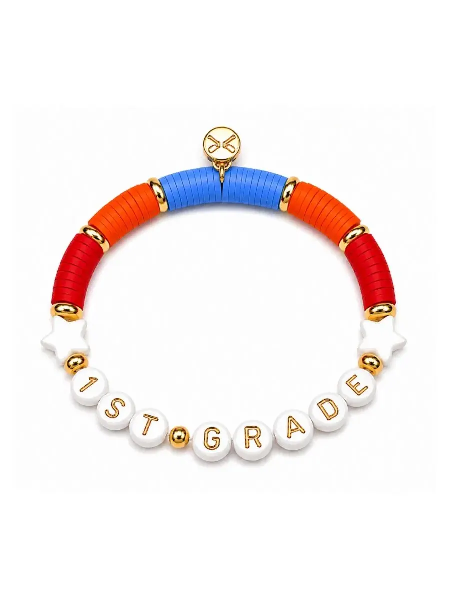 Браслет-подвеска с эмалевыми бусинами First Grade Bracelet Bits & Bows — изображение 2 из 3
