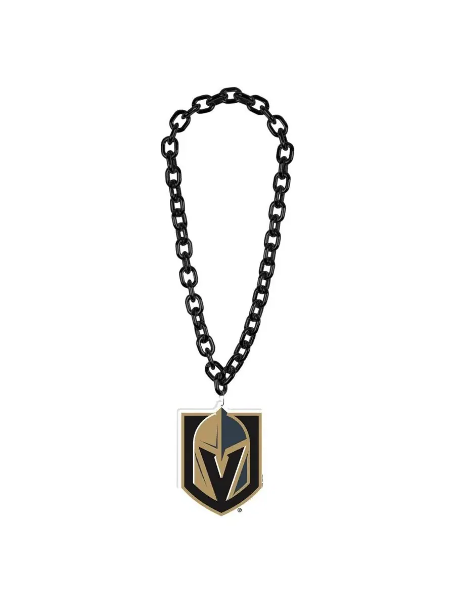 Мужское и женское колье с логотипом Vegas Golden Knights на большой цепочке Wincraft