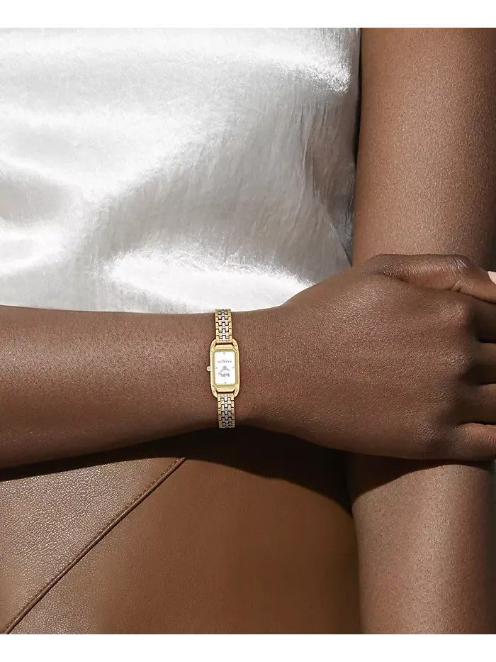 Женские часы Cadie Tri-Tone с браслетом из нержавеющей стали, 17.5 мм COACH — изображение 4 из 6