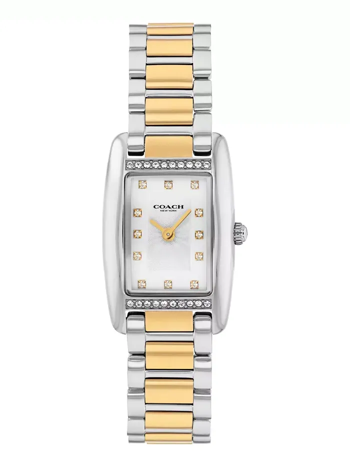 Женские часы Reese Two Tone с браслетом из нержавеющей стали, 20 мм COACH