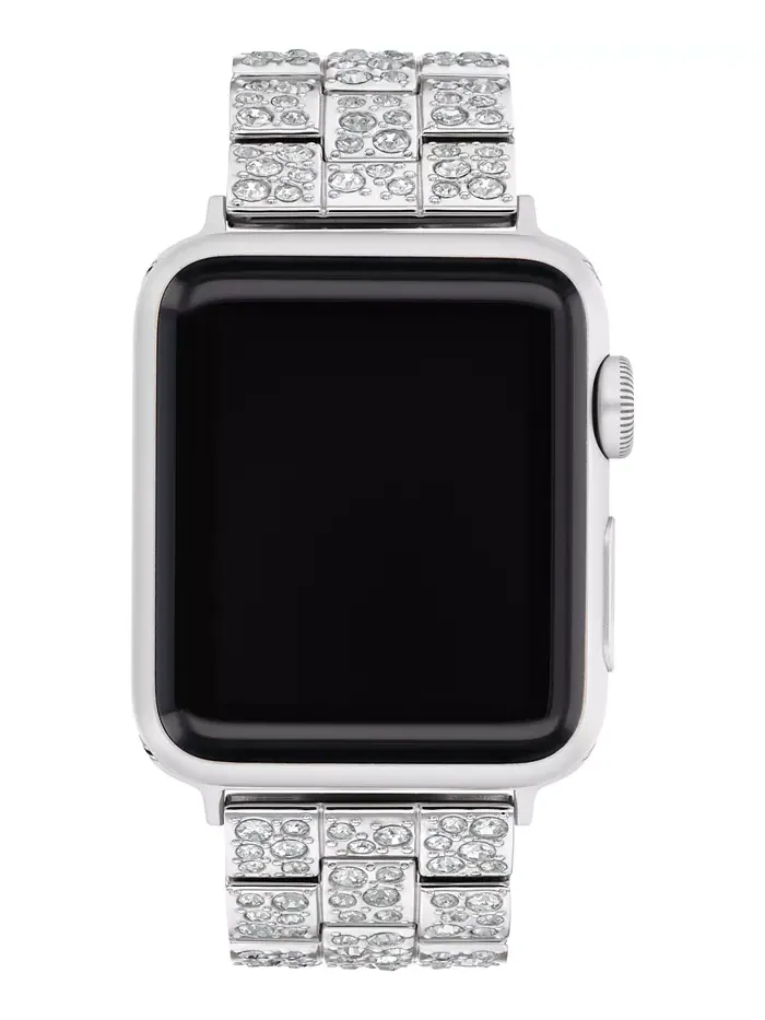Браслет из нержавеющей стали с кристаллами для Apple Watch, 38, 40, 41 мм COACH — изображение 1 из 4