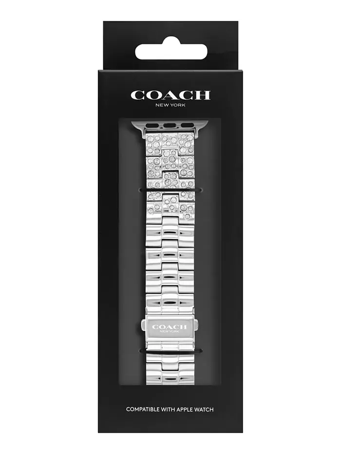 Браслет из нержавеющей стали с кристаллами для Apple Watch, 38, 40, 41 мм COACH — изображение 2 из 4
