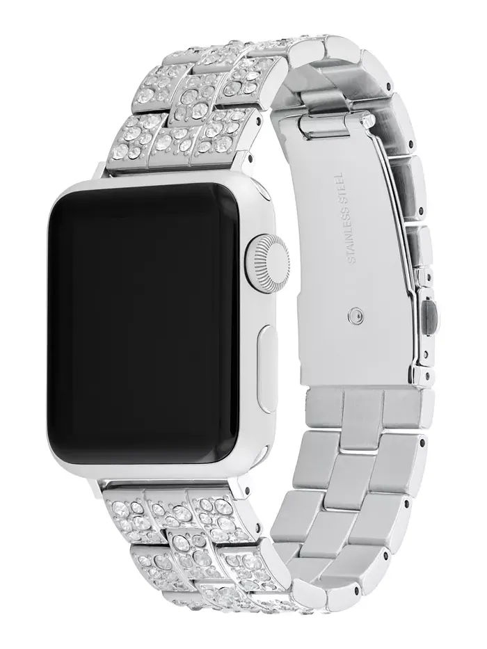 Браслет из нержавеющей стали с кристаллами для Apple Watch, 38, 40, 41 мм COACH — изображение 3 из 4