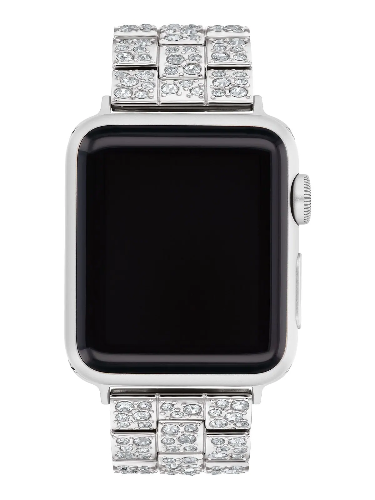 Браслет из нержавеющей стали с кристаллами apple watch, 38, 40, 41 мм COACH